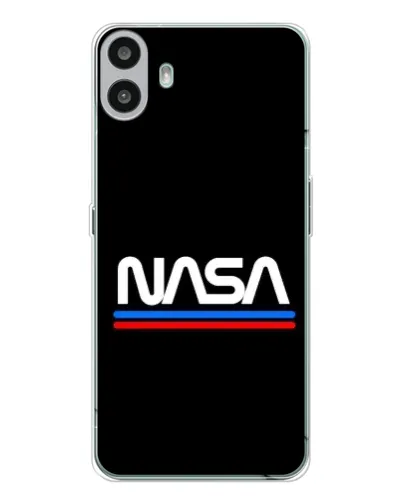 Чехол для Nothing CMF Phone 1 с картинкой «NASA — классика Red Blue» Чехол для Nothing CMF Phone 1 с картинкой «NASA — классика Red Blue»