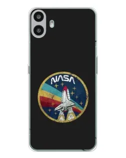 Чехол для Nothing CMF Phone 1 с картинкой «NASA — эмблема миссии»