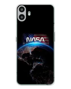 Чехол для Nothing CMF Phone 1 с картинкой «Земля из космоса NASA»