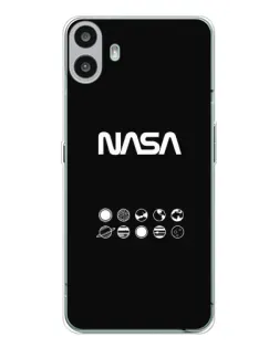 Чехол для Nothing CMF Phone 1 с картинкой «NASA — технический принт»