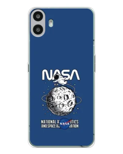 Чехол для Nothing CMF Phone 1 с картинкой «NASA — лунная миссия» Чехол для Nothing CMF Phone 1 с картинкой «NASA — лунная миссия»