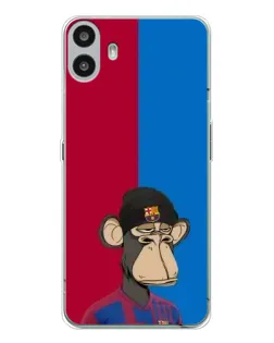 Чехол для Nothing CMF Phone 1 с картинкой «Bored Ape — фанат Барсы» Чехол для Nothing CMF Phone 1 с картинкой «Bored Ape — фанат Барсы»