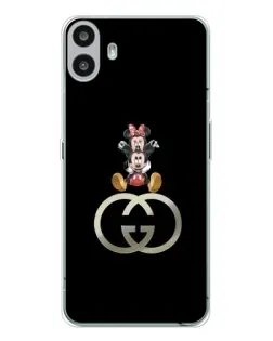 Чехол для Nothing CMF Phone 1 с картинкой «Минни Маус на лого» Чехол для Nothing CMF Phone 1 с картинкой «Минни Маус на лого»