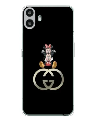 Чехол для Nothing CMF Phone 1 с картинкой «Минни Маус на лого» Чехол для Nothing CMF Phone 1 с картинкой «Минни Маус на лого»
