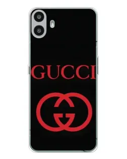 Чехол для Nothing CMF Phone 1 с картинкой «Gucci — красный логотип» Чехол для Nothing CMF Phone 1 с картинкой «Gucci — красный логотип»