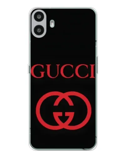 Чехол для Nothing CMF Phone 1 с картинкой «Gucci — красный логотип» Чехол для Nothing CMF Phone 1 с картинкой «Gucci — красный логотип»
