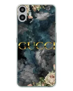 Чехол для Nothing CMF Phone 1 с картинкой «Абстрактные цветы Gucci» Чехол для Nothing CMF Phone 1 с картинкой «Абстрактные цветы Gucci»