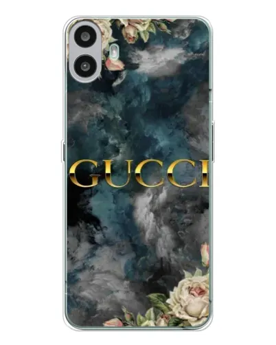 Чехол для Nothing CMF Phone 1 с картинкой «Абстрактные цветы Gucci» Чехол для Nothing CMF Phone 1 с картинкой «Абстрактные цветы Gucci»