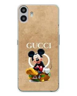 Чехол для Nothing CMF Phone 1 с картинкой «Микки Маус Gucci — крафт» Чехол для Nothing CMF Phone 1 с картинкой «Микки Маус Gucci — крафт»