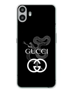 Чехол для Nothing CMF Phone 1 с картинкой «Gucci — серебряная змея» Чехол для Nothing CMF Phone 1 с картинкой «Gucci — серебряная змея»