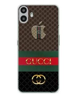Чехол для Nothing CMF Phone 1 с картинкой «Gucci — брендированный десерт» Чехол для Nothing CMF Phone 1 с картинкой «Gucci — брендированный десерт»