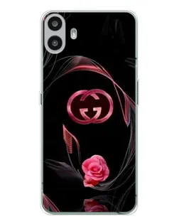 Чехол для Nothing CMF Phone 1 с картинкой «Gucci — неоновая роза» Чехол для Nothing CMF Phone 1 с картинкой «Gucci — неоновая роза»