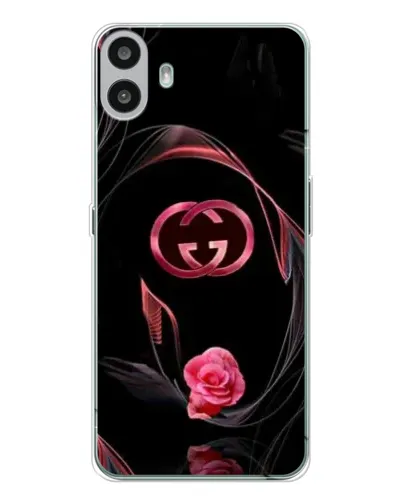 Чехол для Nothing CMF Phone 1 с картинкой «Gucci — неоновая роза» Чехол для Nothing CMF Phone 1 с картинкой «Gucci — неоновая роза»