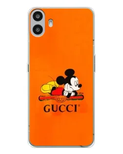 Чехол для Nothing CMF Phone 1 с картинкой «Микки Маус Gucci — оранж» Чехол для Nothing CMF Phone 1 с картинкой «Микки Маус Gucci — оранж»