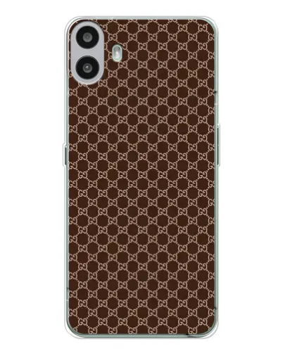 Чехол для Nothing CMF Phone 1 с картинкой «Gucci — шоколадная сетка» Чехол для Nothing CMF Phone 1 с картинкой «Gucci — шоколадная сетка»