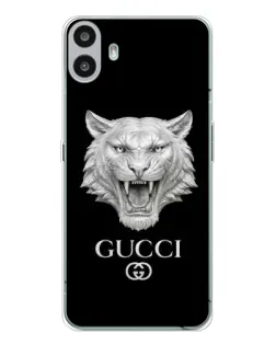 Чехол для Nothing CMF Phone 1 с картинкой «Gucci — серебряный лев» Чехол для Nothing CMF Phone 1 с картинкой «Gucci — серебряный лев»