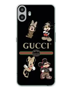 Чехол для Nothing CMF Phone 1 с картинкой «Gucci — герои Disney и монограмма» Чехол для Nothing CMF Phone 1 с картинкой «Gucci — герои Disney и монограмма»