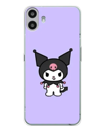 Чехол для Nothing CMF Phone 1 с картинкой «Kuromi — нежный фиолетовый»