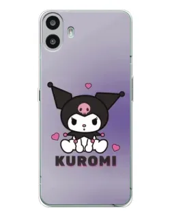 Чехол для Nothing CMF Phone 1 с картинкой «Kuromi — фиолетовый арт»