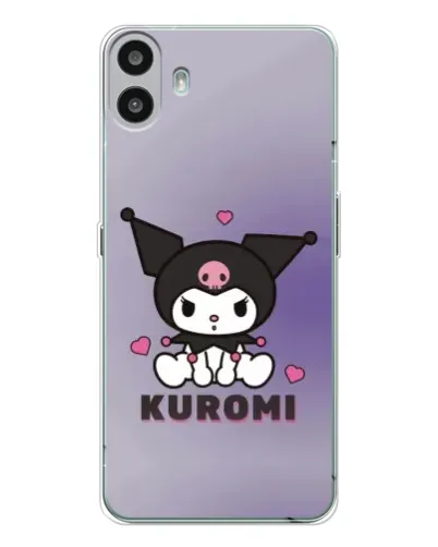 Чехол для Nothing CMF Phone 1 с картинкой «Kuromi — фиолетовый арт»