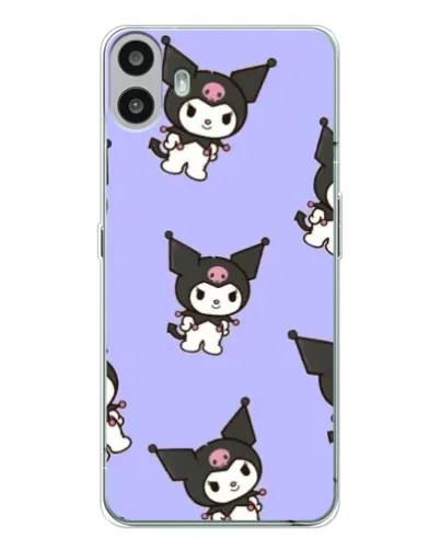 Чехол для Nothing CMF Phone 1 с картинкой «Паттерн с Kuromi»