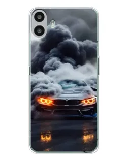 Чехол для Nothing CMF Phone 1 с картинкой «BMW в дыму» Чехол для Nothing CMF Phone 1 с картинкой «BMW в дыму»