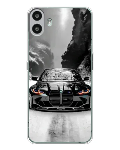 Чехол для Nothing CMF Phone 1 с картинкой «BMW — акварельный дрифт» Чехол для Nothing CMF Phone 1 с картинкой «BMW — акварельный дрифт»