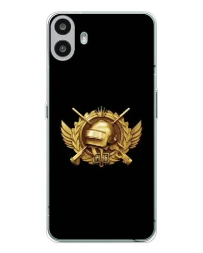 Чехол для Nothing CMF Phone 1 с картинкой «PUBG — оранжевый градиент»