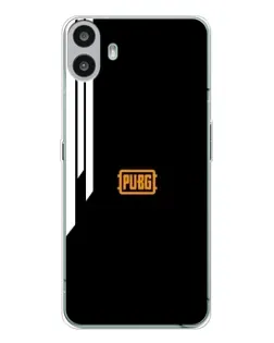 Чехол для Nothing CMF Phone 1 с картинкой «PUBG — вертикальные линии»