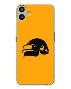 Чехол для Nothing CMF Phone 1 с картинкой «PUBG — золотой шлем»