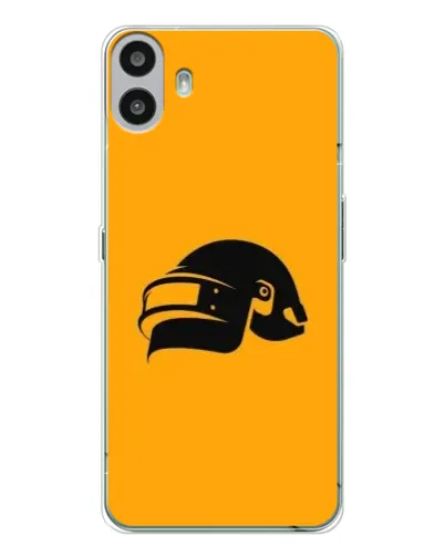 Чехол для Nothing CMF Phone 1 с картинкой «PUBG — золотой шлем»
