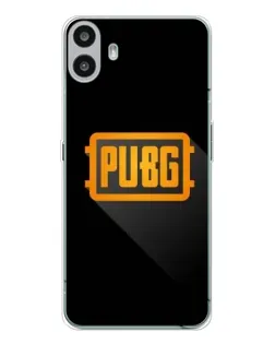 Чехол для Nothing CMF Phone 1 с картинкой «PUBG — рамка лого»