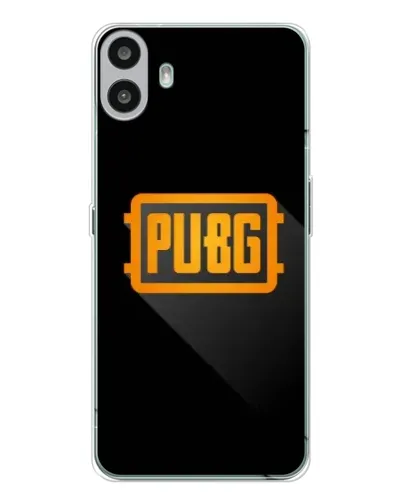 Чехол для Nothing CMF Phone 1 с картинкой «PUBG — рамка лого»