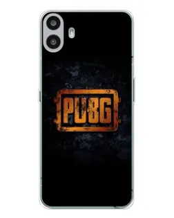 Чехол для Nothing CMF Phone 1 с картинкой «PUBG — золотой логотип»