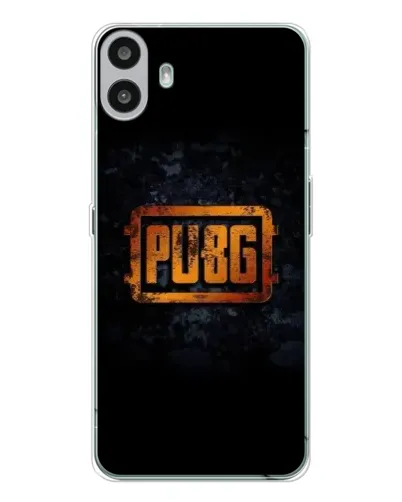 Чехол для Nothing CMF Phone 1 с картинкой «PUBG — золотой логотип»