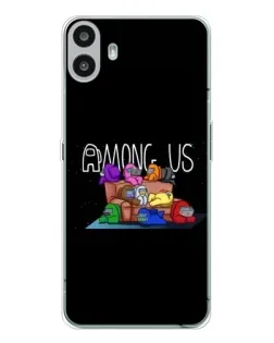 Чехол для Nothing CMF Phone 1 с картинкой «Логотип Among Us»