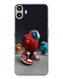 Чехол для Nothing CMF Phone 1 с картинкой «Among Us — 3D стиль»