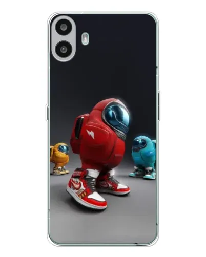 Чехол для Nothing CMF Phone 1 с картинкой «Among Us — 3D стиль»