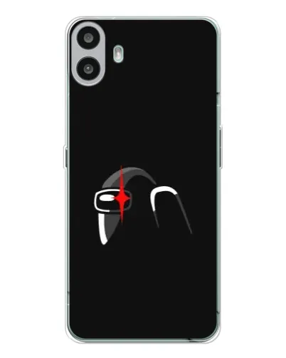 Чехол для Nothing CMF Phone 1 с картинкой «Among Us шлем»