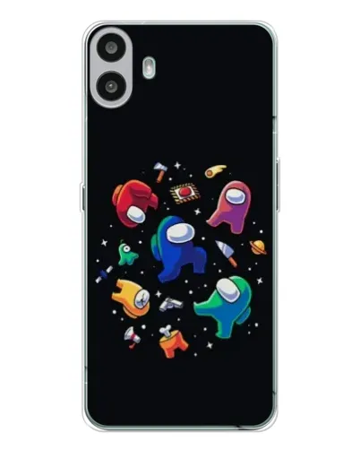 Чехол для Nothing CMF Phone 1 с картинкой «Among Us космос»