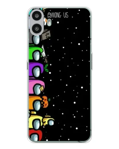 Чехол для Nothing CMF Phone 1 с картинкой «Команда Among Us»