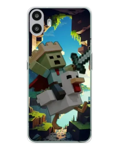 Чехол для Nothing CMF Phone 1 с картинкой «Стив и гусь» Чехол для Nothing CMF Phone 1 с картинкой «Стив и гусь»
