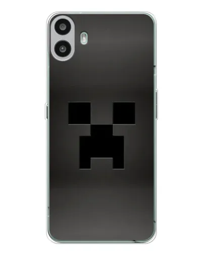 Чехол для Nothing CMF Phone 1 с картинкой «Черный крипер градиент» Чехол для Nothing CMF Phone 1 с картинкой «Черный крипер градиент»