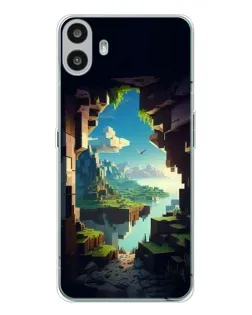 Чехол для Nothing CMF Phone 1 с картинкой «Вид из пещеры»