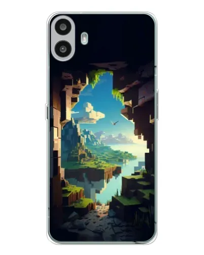 Чехол для Nothing CMF Phone 1 с картинкой «Вид из пещеры» Чехол для Nothing CMF Phone 1 с картинкой «Вид из пещеры»