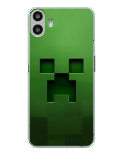 Чехол для Nothing CMF Phone 1 с картинкой «Крипер микро-дизайн»