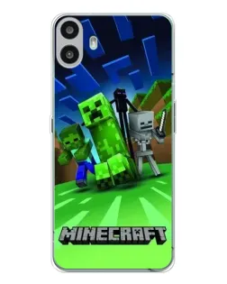 Чехол для Nothing CMF Phone 1 с картинкой «Команда героев игры»