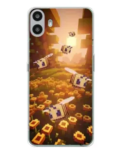 Чехол для Nothing CMF Phone 1 с картинкой «Поле подсолнухов»