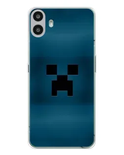 Чехол для Nothing CMF Phone 1 с картинкой «Крипер текстура»