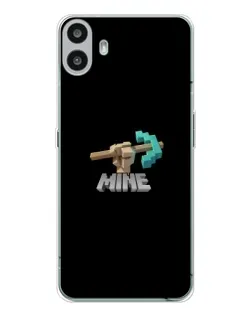Чехол для Nothing CMF Phone 1 с картинкой «Алмазная кирка»